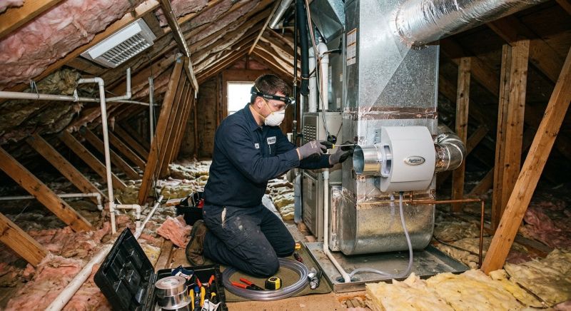 Attic Humidifier Installation in Kansas City, MO