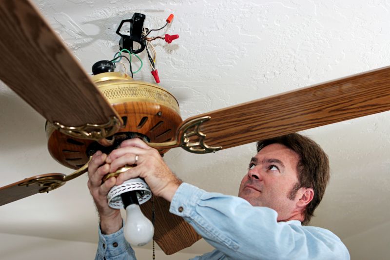 Ceiling Fan Mounting in Kansas City, KS